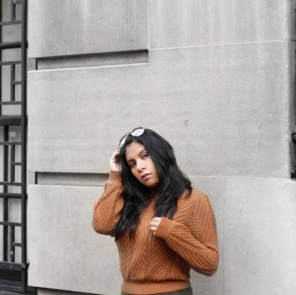 Burnt orange cozy sweater Forever 21